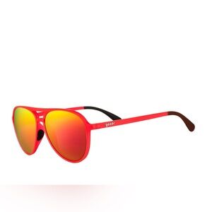 Goodr Mach G Red Aviator Sunglasses